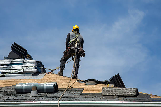 Professional Roof Replacement technician working in North Hoosick, NY
